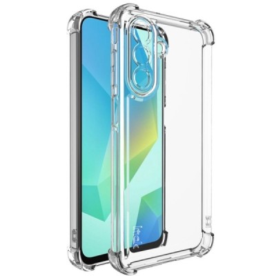 Samsung Galaxy A26 "Imak" reinforced protection hard silicone TPU clear, transparent case - back | Priedai.lt