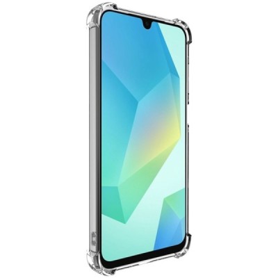 Samsung Galaxy A26 "Imak" reinforced protection hard silicone TPU clear, transparent case - back | Priedai.lt