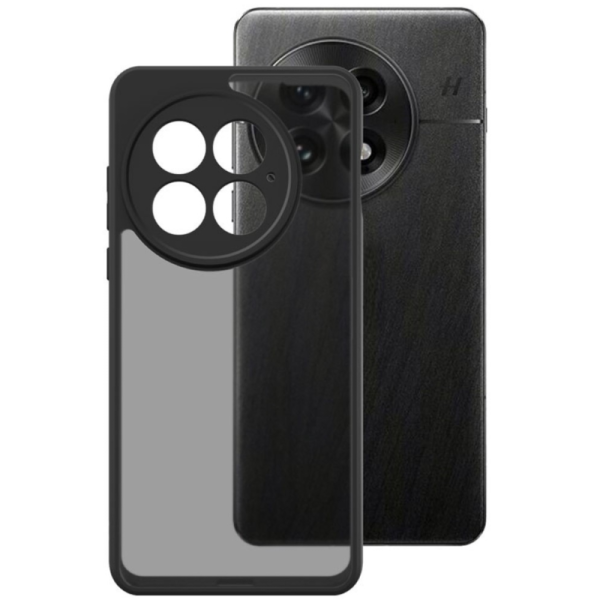 "Imak" hard silicone (TPU) matte case - tinted / black (OnePlus 13)