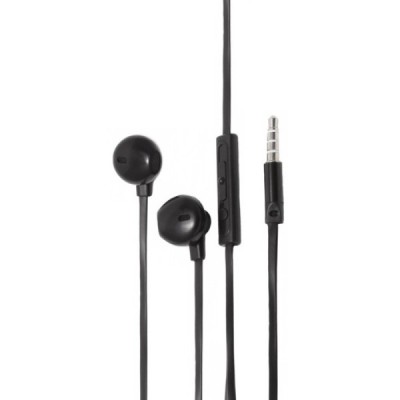 "Bullet" Earphones with AUX Connector - Black | Priedai.LT
