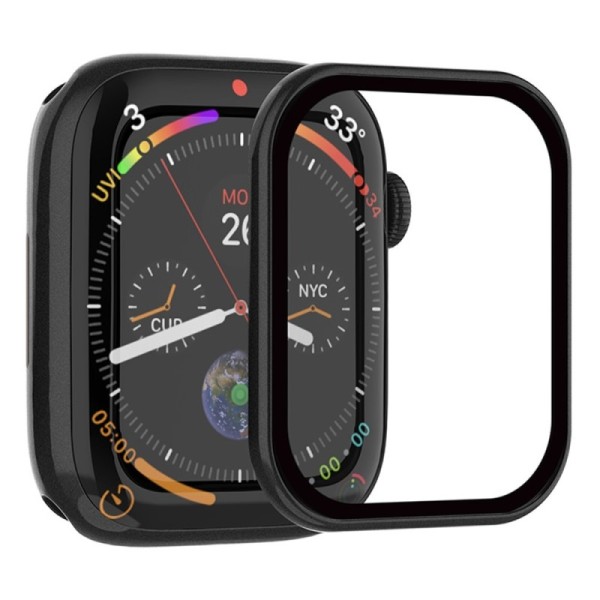 "Rurihai" Tempered glass - Black (Apple Watch Series 6 / 5 / 4 / SE (2023) / SE (2022) / SE 44mm)