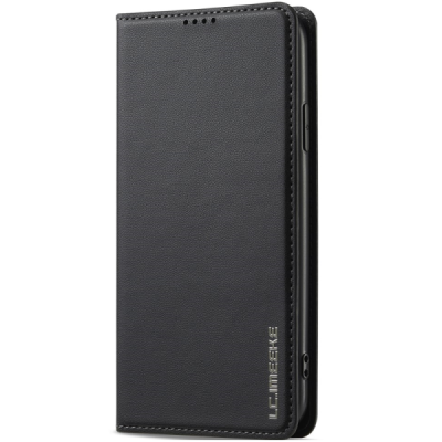 Apple iPhone X (iPhone Xs) LC IMEEKE Flip Book Case Cover - Black | Priedai.lt
