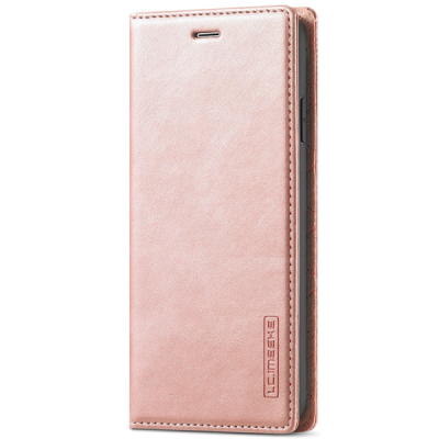 Apple iPhone X (iPhone Xs) LC IMEEKE Flip Book Case Cover - Pink | Priedai.lt