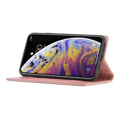 Apple iPhone X (iPhone Xs) LC IMEEKE Flip Book Case Cover - Pink | Priedai.lt