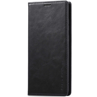 Samsung Galaxy S21 Ultra LC IMEEKE Flip Book Case Cover - Black | Priedai.lt