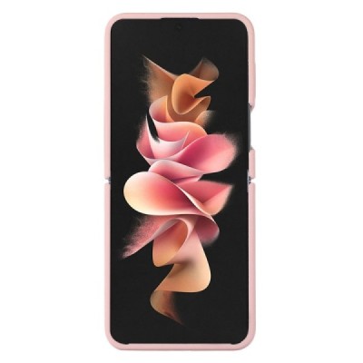 Samsung Galaxy Z Flip4 "Dechen" Ring Kickstand hard silicone (TPU) case cover - pink | Priedai.lt