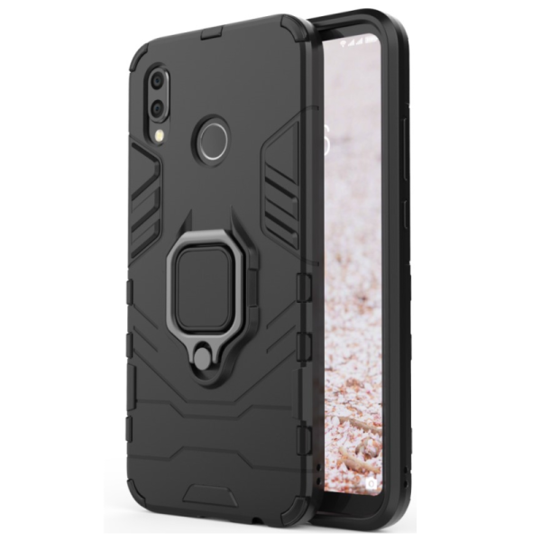"Mozhi" Kickstand enhanced protection case - black (P20 Lite)