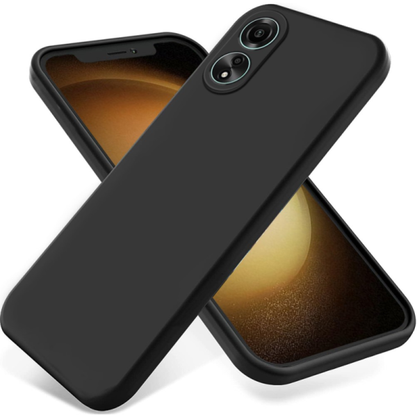 "Shell" hard silicone (TPU) case - black (Honor X5 Plus)