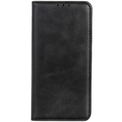 Xiaomi Redmi 13, Poco M6 4G, Redmi Note 13R 5G "Split" black leather flip case - book | Priedai.lt