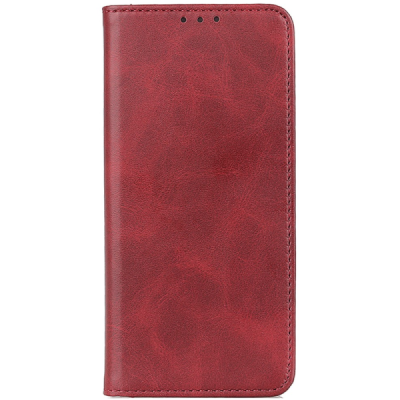 Xiaomi Redmi 13, Poco M6 4G, Redmi Note 13R 5G "Split" Red leather flip case - book | Priedai.lt
