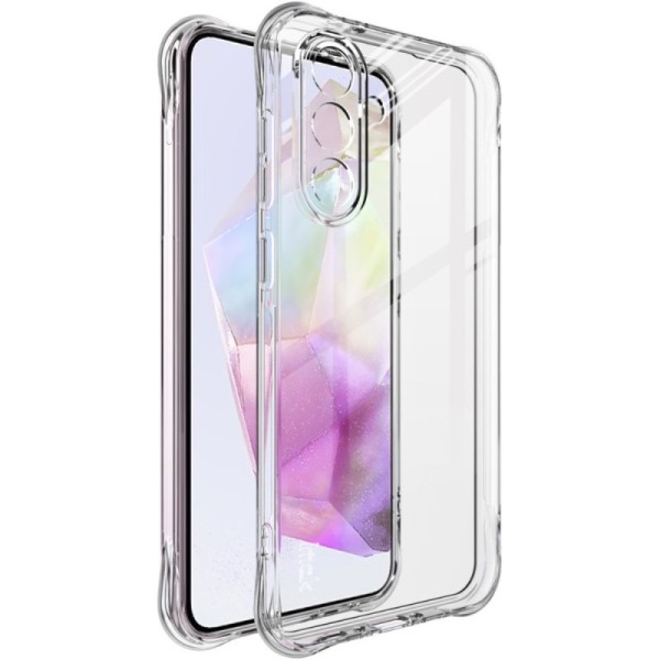 "Imak" reinforced protection hard silicone (TPU) airbag case - transparent (Galaxy A36)