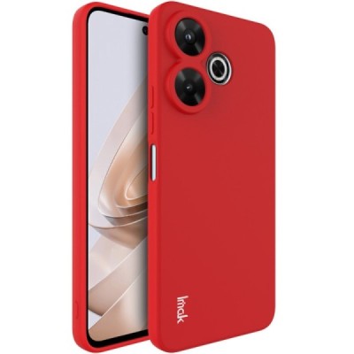 Xiaomi Redmi 13, Poco M6 4G, Redmi Note 13R 5G "IMAK" UC-4 hard silicone TPU black case - Red | Priedai.lt