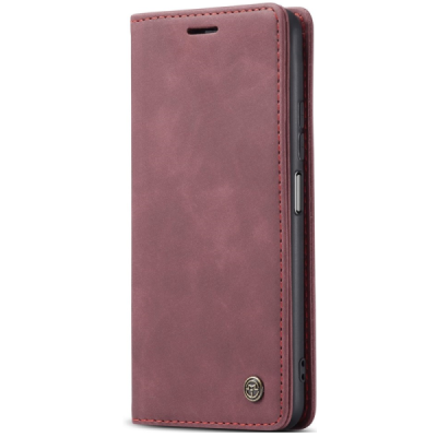 Xiaomi Redmi Note 11 4G (Redmi Note 11s 4G) CaseMe Retro Solid Flip Case Book - Burgundy | Priedai.lt