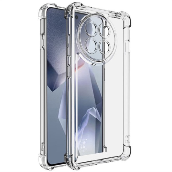 "Imak" reinforced protection hard silicone (TPU) case - transparent (OnePlus 13R / Ace 5)