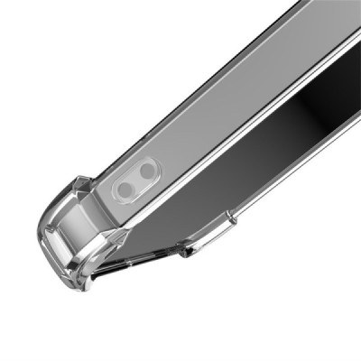 OnePlus 13R "Imak" reinforced protection hard silicone TPU clear, transparent case - back | Priedai.lt