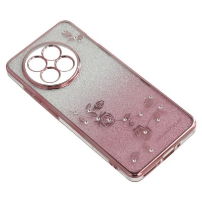 "Kadem" Ring Kickstand hard silicone (TPU) case cover - Pink | Priedai.lt