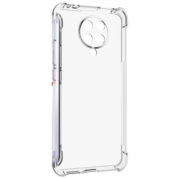 Reinforced protection hard silicone (TPU) case - transparent (Poco F2 Pro)