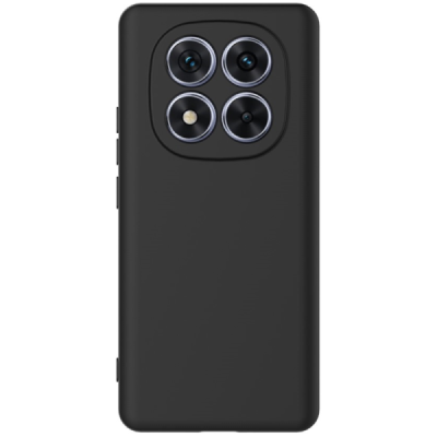Xiaomi Redmi Note 14 Pro+ 5G "Shell" hard liquid silicone (TPU) case black - cover | Priedai.lt