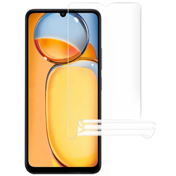 "JUNLI" (TPU) Screen Protector (Full Coverage) - Clear (Redmi 13C / 13R 5G / Poco C65 4G / Poco M6 5G)