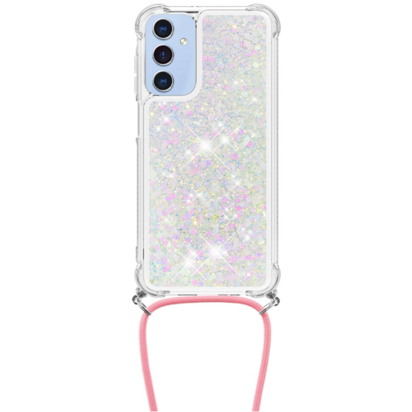 "Yibo" Shine Strap Hard Silicone (TPU) Case - transparent (Galaxy A26)