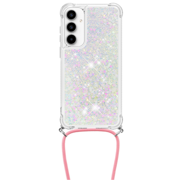 "Yibo" Shine Strap Hard Silicone (TPU) Case - transparent (Galaxy A36)