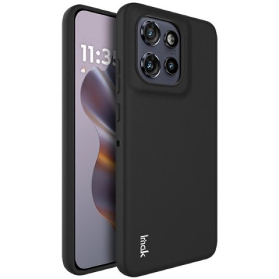 "IMAK" UC-4 hard silicone (TPU) case - black (Motorola Edge 60 Neo / Edge 50 Neo / Moto S50 / ThinkPhone 25)