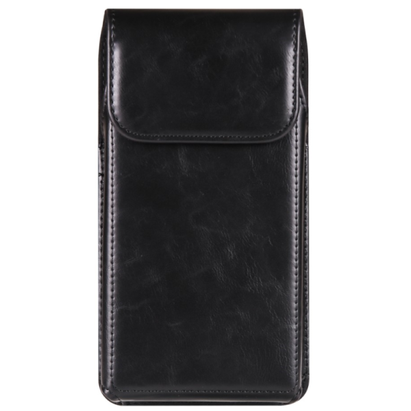 "Longsheng" Belt universal vertical holster bag for belt - black (size L)