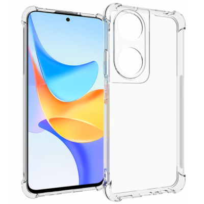 Huawei Honor X7b (Honor 90 Smart) reinforced protection hard silicone TPU transparent case - back | Priedai.lt