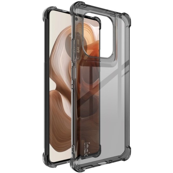 "Imak" reinforced protection hard silicone (TPU) case - grey (Edge 50 Ultra)