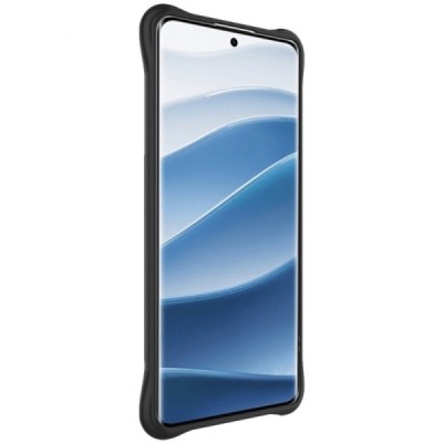 Xiaomi Redmi Note 14 Pro 5G (Poco X7 5G) "Imak" reinforced protection hard silicone matte TPU black case - back | Priedai.lt