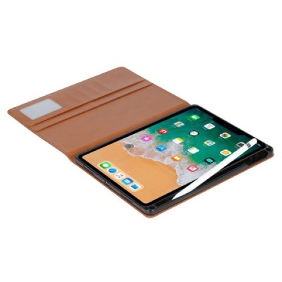 Luxury Boyu Leather Flip Black Case for Apple iPad mini (2024) / mini (2021) | Priedai.lt