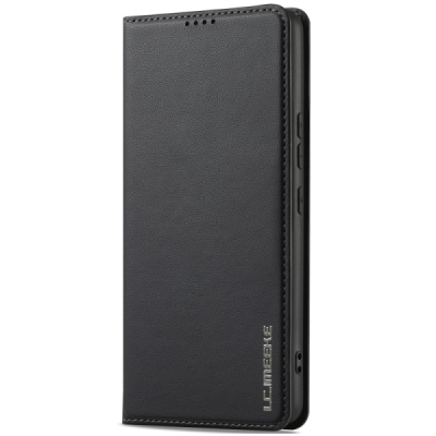 Samsung Galaxy A53 LC IMEEKE Flip Book Case Cover - Black | Priedai.lt