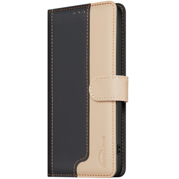 "Binfen Color" BF flip book case - black (iPhone 15 Pro Max)
