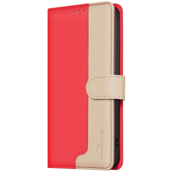"Binfen Color" BF flip book case - red (iPhone 15 Pro Max)