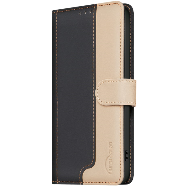 "Binfen Color" BF flip book case - black (iPhone 15 Pro)