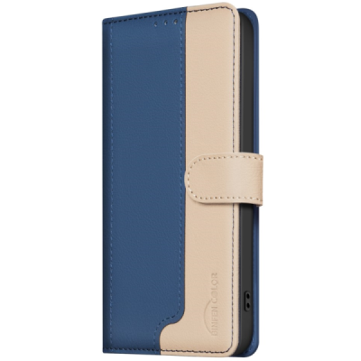Apple iPhone 15 Pro "Binfen Color" BF Blue leather flip case cover - book | Priedai.lt
