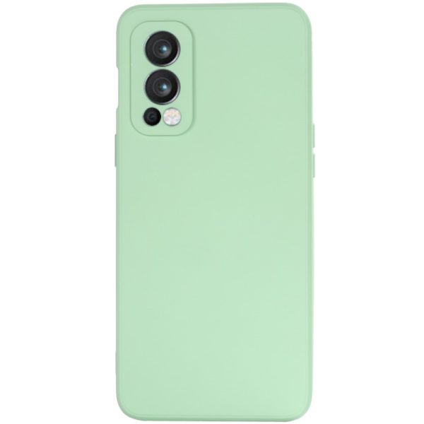 "Shell" hard silicone (TPU) case - green (OnePlus Nord 2)