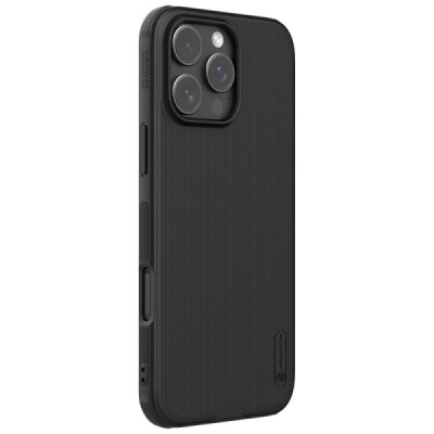 Nillkin Frosted Shield Pro Apple iPhone 16 Pro Black Plastic Case Cover - Black | Priedai.lt