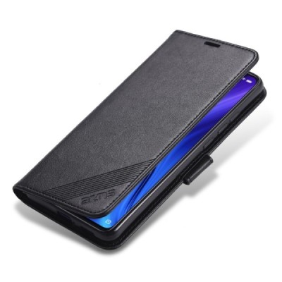 Xiaomi Mi 9T (Mi 9T Pro) "AZNS" Retro black leather flip case - book | Priedai.lt