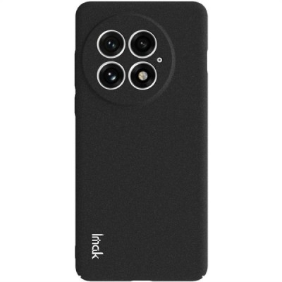 OnePlus 13 "Imak" reinforced protection hard silicone matte TPU black case - back | Priedai.lt