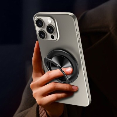"Airai" Aluminum Kickstand Holder - Black | Priedai.lt