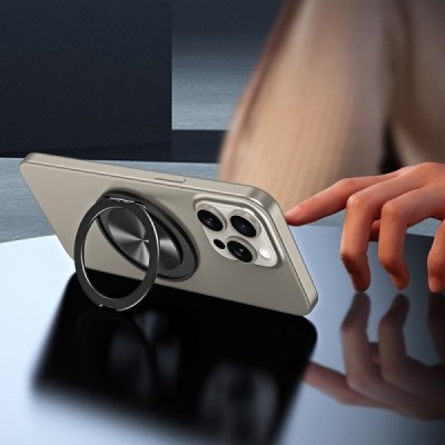 "Airai" Aluminum Kickstand Holder - Black | Priedai.lt