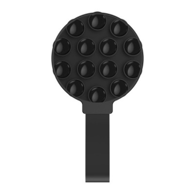 "Aimiling" Magnetic Suction Pad magnetic silicone suction cup holder - black | Priedai.LT