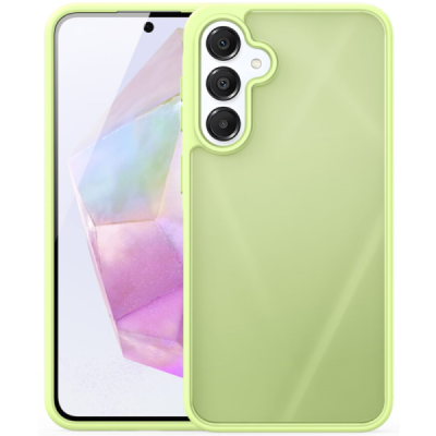 Samsung Galaxy A56 / A36 "DUX DUCIS" Yind Hard Silicone TPU Matte Case Cover - Green | Priedai.lt