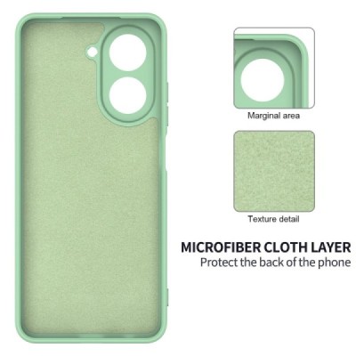 Xiaomi Poco C71 4G "Shell" hard liquid silicone (TPU) case Green - cover | Priedai.lt