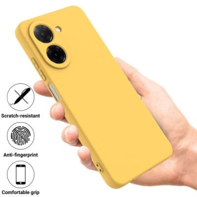 Xiaomi Poco C71 4G "Shell" hard liquid silicone (TPU) case yellow - cover | Priedai.lt