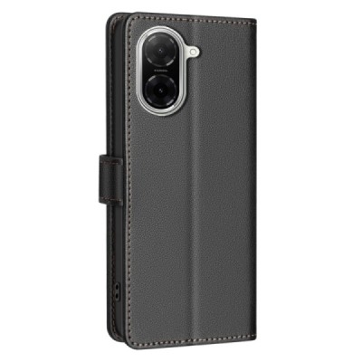Xiaomi Poco C71 "Binfen Color" BF black leather flip case cover - book | Priedai.lt
