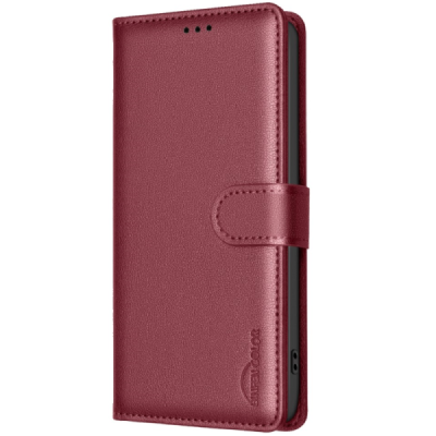 Xiaomi Poco C71 "Binfen Color" BF Red leather flip case cover - book | Priedai.lt