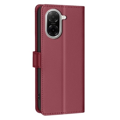 Xiaomi Poco C71 "Binfen Color" BF Red leather flip case cover - book | Priedai.lt
