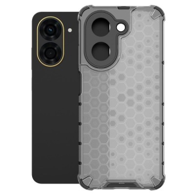 "Mofan" Honeycomb Reinforced Protection Case - Clear (Xiaomi Poco C71) | Priedai.lt